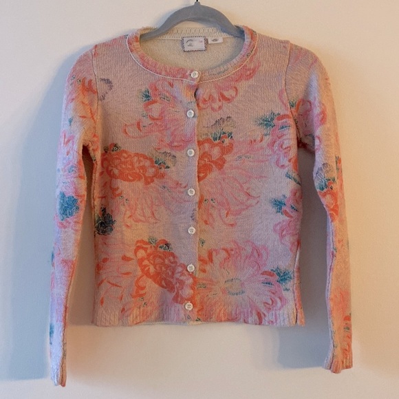 Anthropologie Postmark Devon Floral Printed Cardigan - Picture 7 of 14